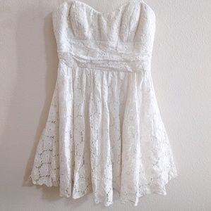 Speechless White Lace Dress